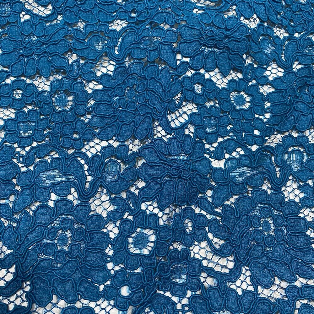 House of CB London Peacock Blue Lace Lareina Skirt Small NWT Spring Break Event - Picture 6 of 14